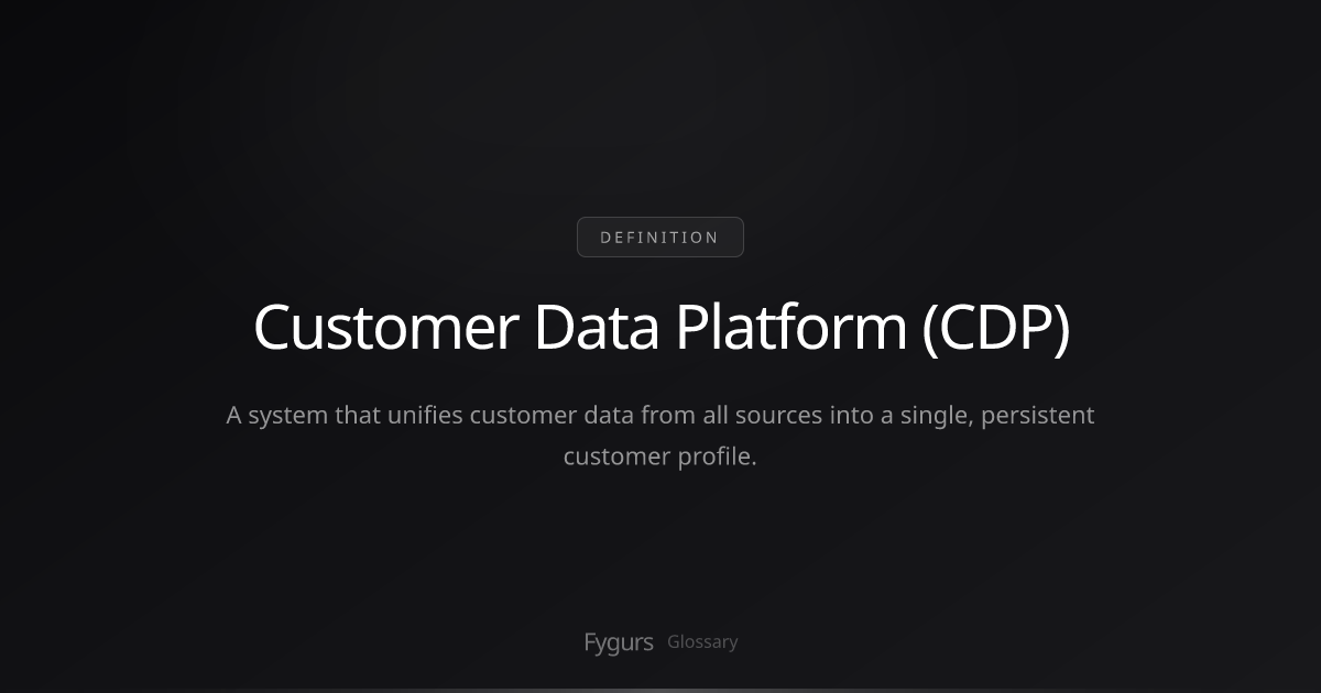 What is Customer Data Platform (CDP)? | Definition & Guide | Fygurs