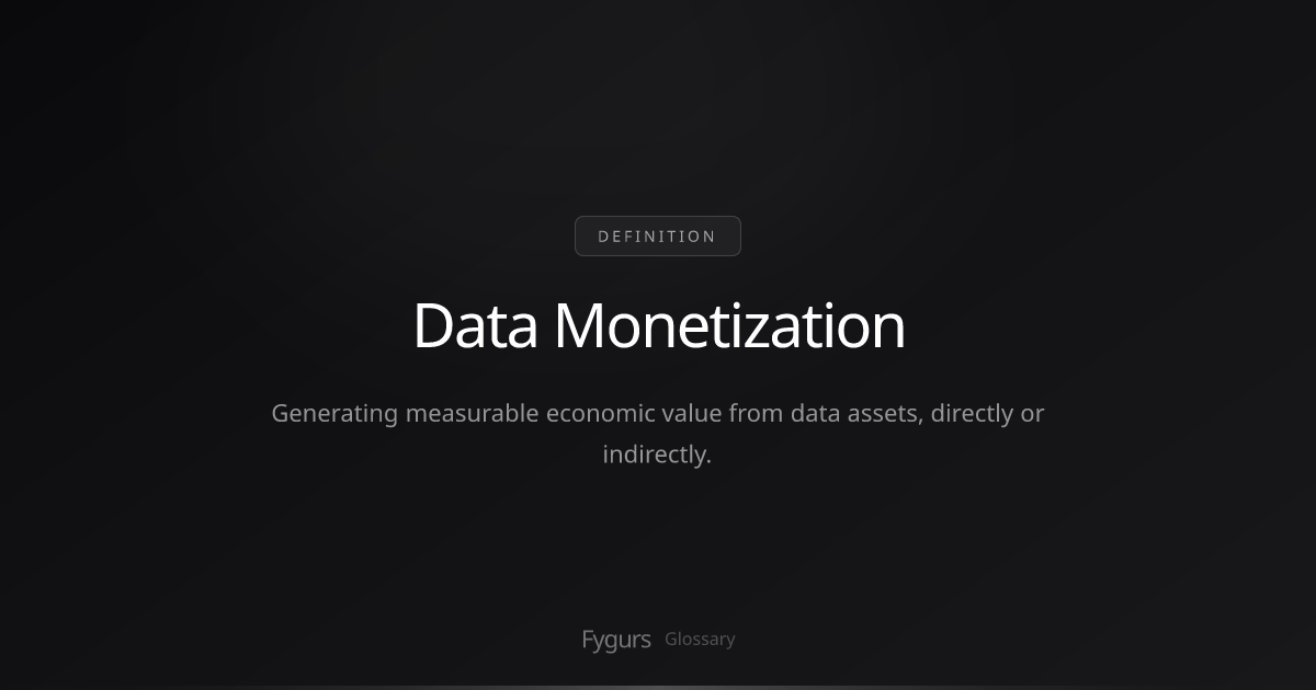 What is Data Monetization? | Definition & Guide | Fygurs