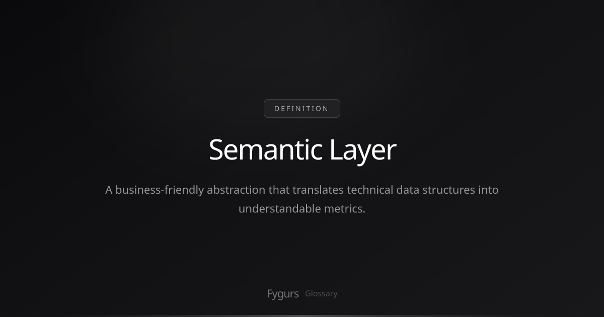 What is Semantic Layer? | Definition & Guide | Fygurs