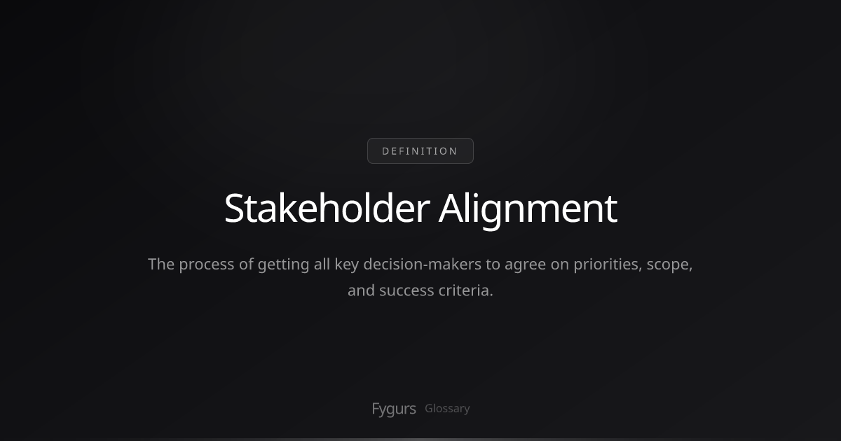 What is Stakeholder Alignment? | Definition & Guide | Fygurs